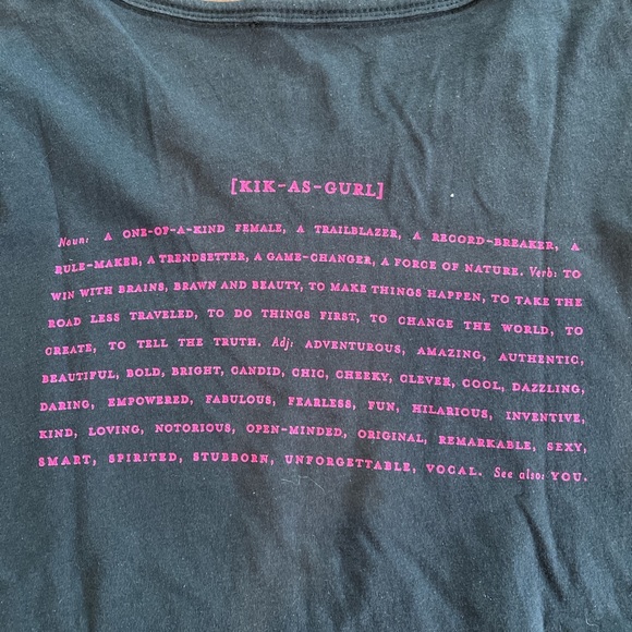 Juicy couture black tank, #girls kick ass - Picture 3 of 3